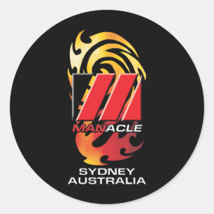 Adesivo Redondo Manacle® Stickers