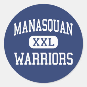 Adesivo Redondo Manasquan - guerreiros - alto - Manasquan
