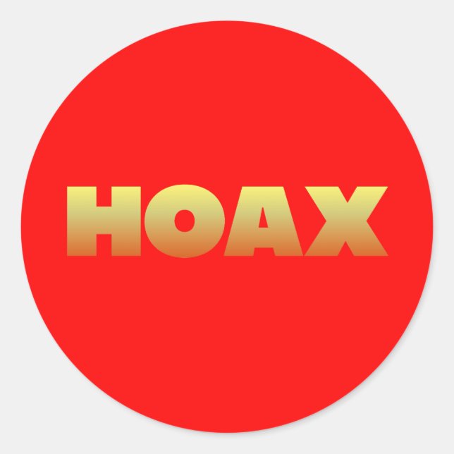 ADESIVO REDONDO MANCHAS DE MANCHA HOAX (Frente)