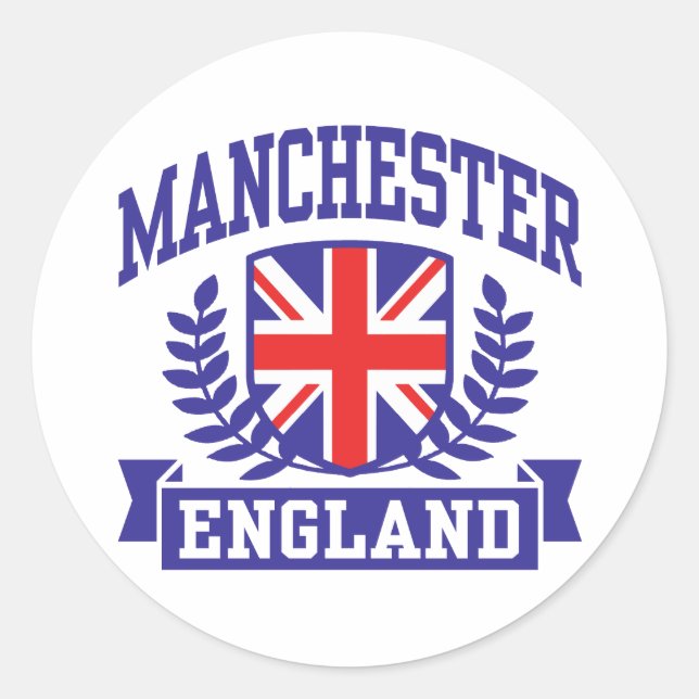 Adesivo Redondo Manchester (Frente)