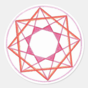 Adesivo Redondo Mandala #2 do domínio
