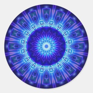 Adesivo Redondo Mandala Atlantis criado por Tutti