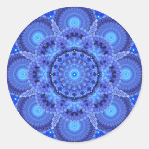 Adesivo Redondo Mandala Azure da harmonia