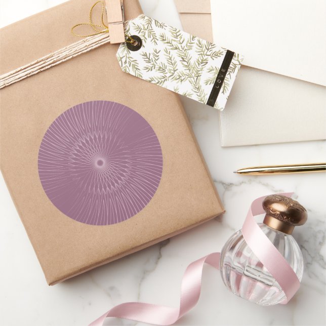 Adesivo Redondo Mandala, Bicicleta Fios 10 (Presentear)