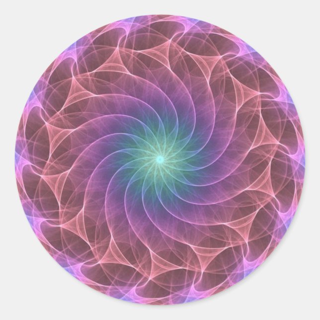 Adesivo Redondo Mandala C01 Stickers (Frente)