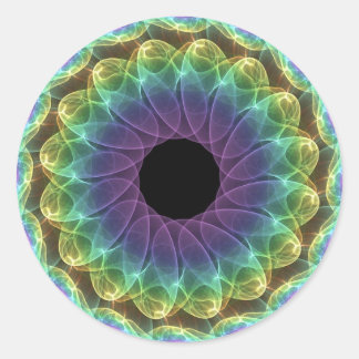 Adesivo Redondo Mandala C02 Stickers