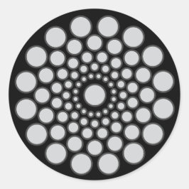 Adesivo Redondo Mandala Center Apenas Modelo