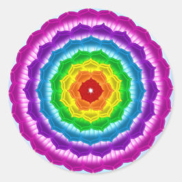 Adesivo Redondo Mandala Chakra