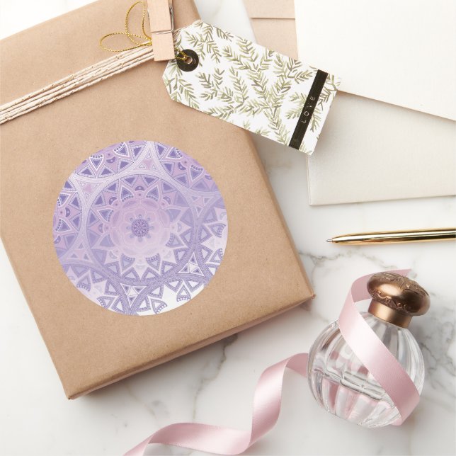 Adesivo Redondo Mandala Creation, todos os pontos para um 10 (Presentear)