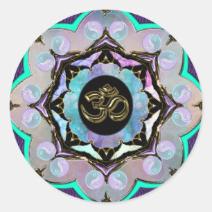 Adesivo Redondo Mandala da lua