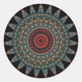Adesivo Redondo Mandala Decorativa