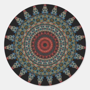 Adesivo Redondo Mandala Decorativa