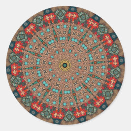 Adesivo Redondo Mandala Decorativa
