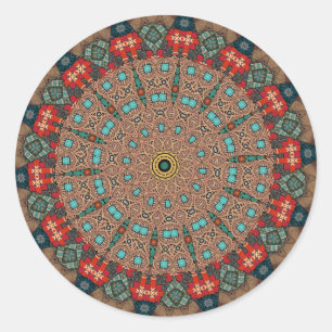 Adesivo Redondo Mandala Decorativa
