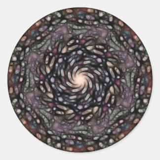 Adesivo Redondo Mandala do Esplendor Sanitário (Sticker)