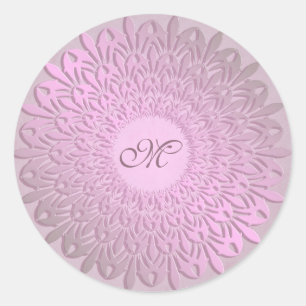 Adesivo Redondo Mandala étnica do inclinação