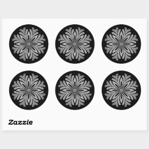 Adesivo Redondo Mandala Modelo Classic Round Sticker