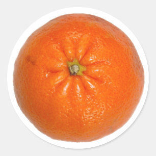 ADESIVO REDONDO MANDARINA 2