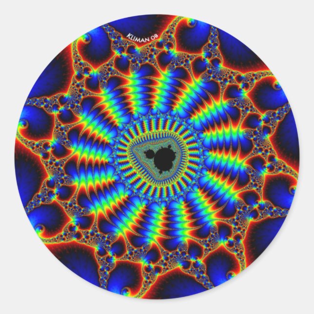 Adesivo Redondo mandel espiral (Frente)