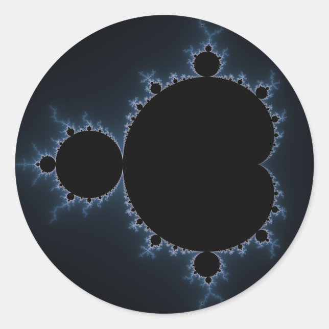 Adesivo Redondo Mandelbrot Set 07 - Fractal (Frente)