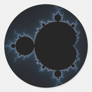 Adesivo Redondo Mandelbrot Set 07 - Fractal