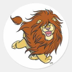 Adesivo Redondo Mane Attração: vinheta de cabelo em movimento