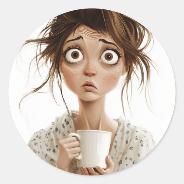 Adesivo Redondo Manhã Mayhem (Frente)