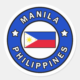 Adesivo Redondo Manila Filipinas