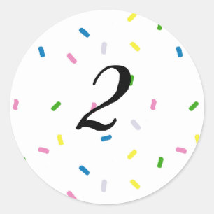 Adesivo Redondo Manipulador Personalizado Obrigado Festa de aniver