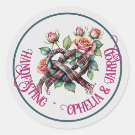 ADESIVO REDONDO MANIPULADORES TARTAN PARA ENVELOPES FAVORÁVEIS