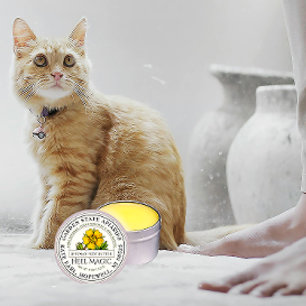 Adesivo Redondo Manteiga de calcanhar de cera de abelhas com rótu