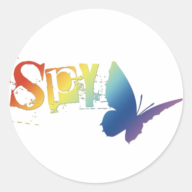 Adesivo Redondo manteigaSPY. (Frente)