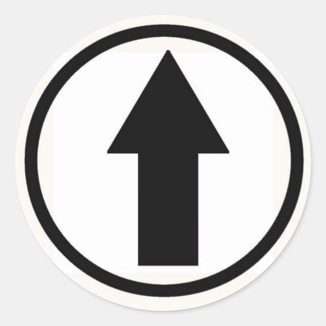 Adesivo Redondo Mantenha a influência - Preto (Frente)