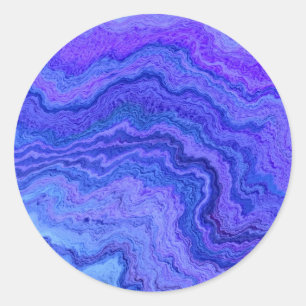 Adesivo Redondo mantenha o azul calmo