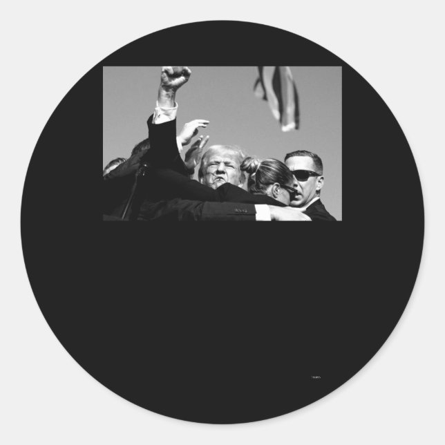 Adesivo Redondo Mantenha-O Baixo Na Tampão À Prova De Boletim 2024 (Frente)