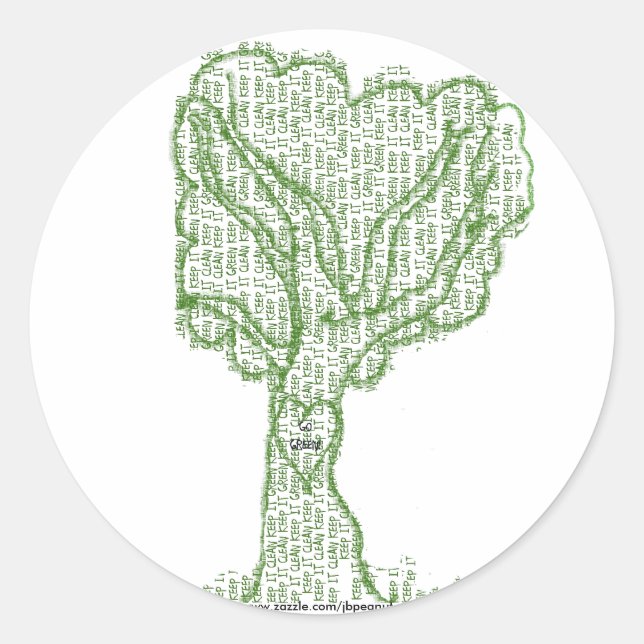 ADESIVO REDONDO MANTENHA-O LIMPO (Frente)