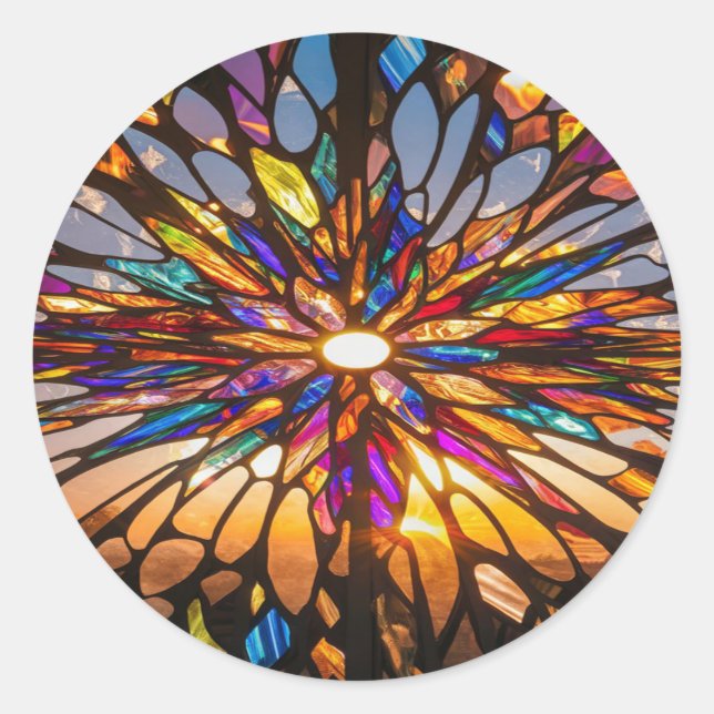 Adesivo Redondo Mantenha-se. (Frente)