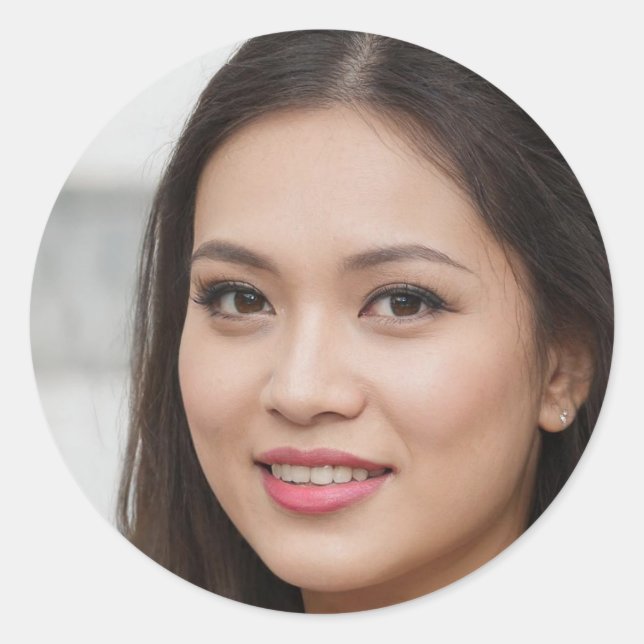 Adesivo Redondo Mantenha-se fiel (Frente)