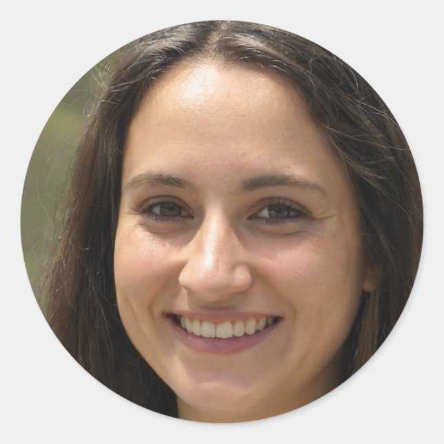 Adesivo Redondo Mantenha-se forte (Frente)