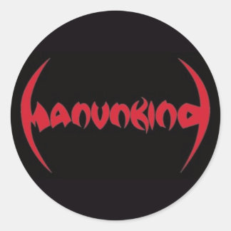ADESIVO REDONDO MANUNKIND LOGO ROUND STICKKER 3"