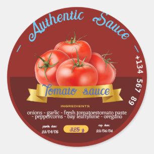 ADESIVO REDONDO MANUTENÇÃO DE TOMATE PERSONALIZADO, SAUDAR MELHOR