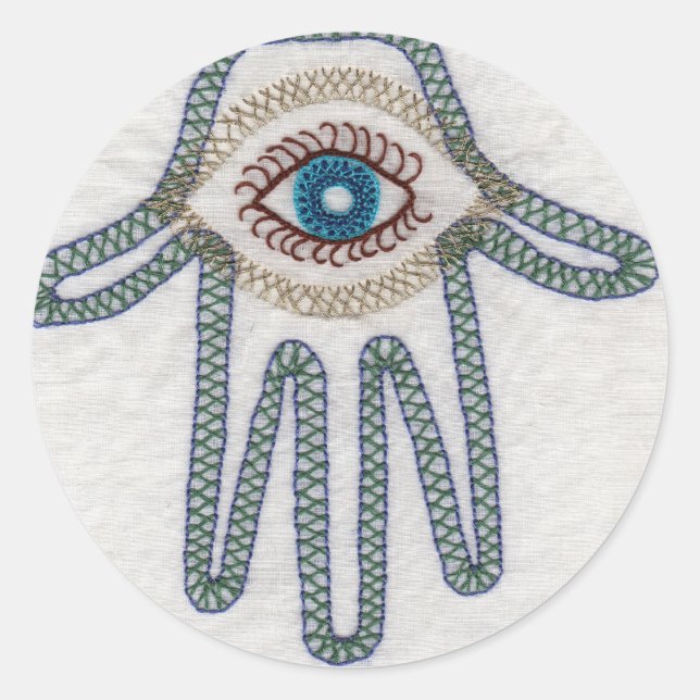 Adesivo Redondo mão (Frente)