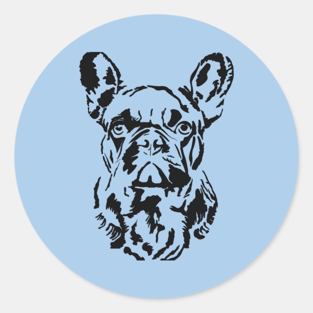 Adesivo Redondo Mão Branca Francesa Desenha Arte Sombra Digital (Frente)