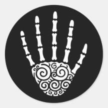 Mão de Esqueleto Espiral
