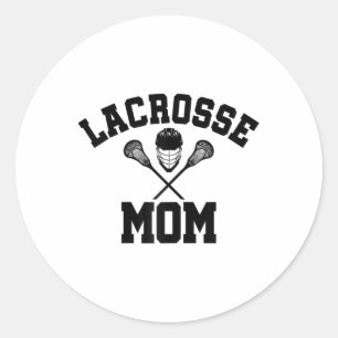 Adesivo Redondo Mão De Lacrosse Para Mãe Esportiva
