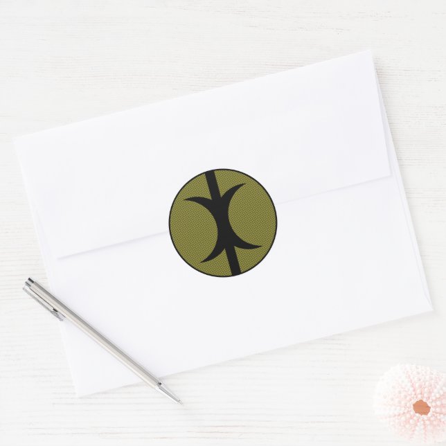 Adesivo Redondo Mão do Eris Sticker (Envelope)