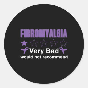 Adesivo Redondo Mão Mal Recomendaria Fibromialgia