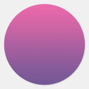 Adesivo Redondo Mão Rosa e Roxo