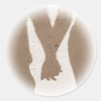 Adesivo Redondo Mãos Seguras