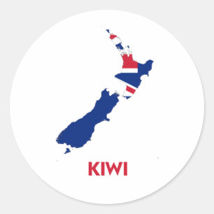 ADESIVO REDONDO MAPA KIWI